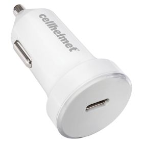 25W PD CAR PLUG USB-C WHT