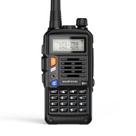 Dual Segment Intercom UV-5R High Power USB (Option: Black-EU)