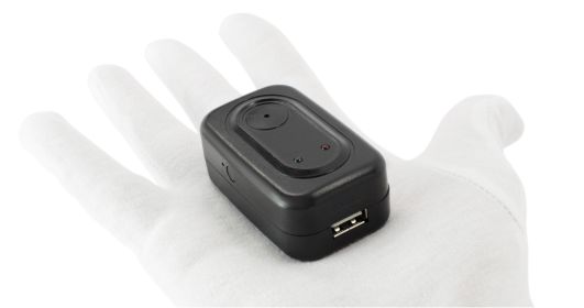 USB Plug Charging Cube HQ Recording Camera for Nanny Baby Sitter Surveillance (SKU: g76205guscplug)